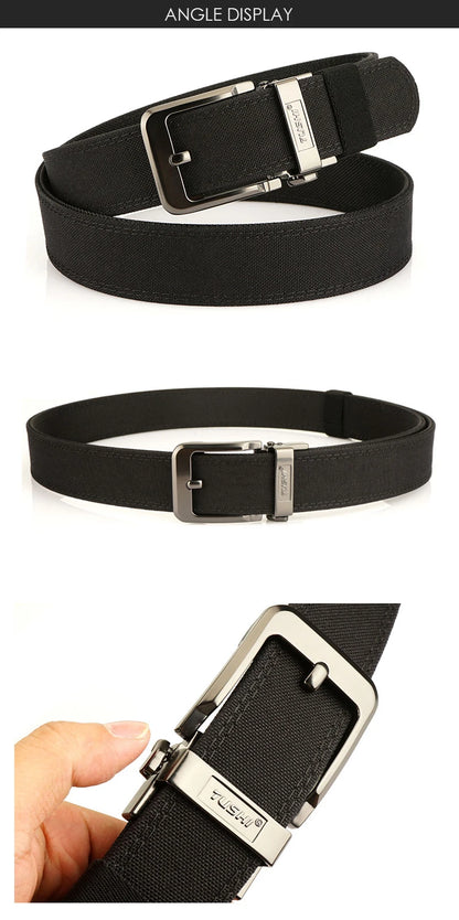 Herren-Taktischer Gürtel 3,8 cm Breite Aus Nylon 1100D mit Zinklegierungs-Schnalle