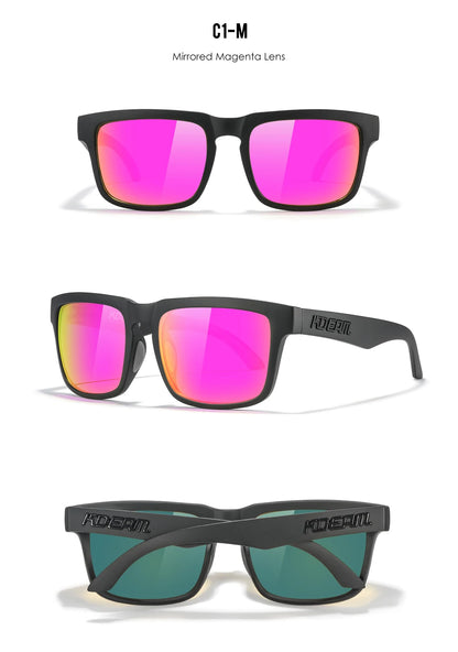 Sonnenbrille Fahren Nachtsicht polarisiert UV400 Reißverschlussetui Herren