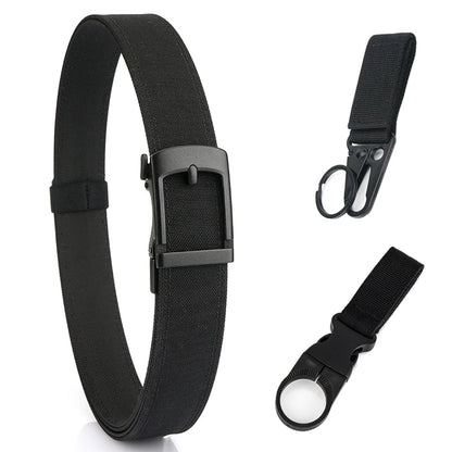 VATLY EDC Casual Gürtel Herren Nylon Rigid Military Automatik-Schnalle