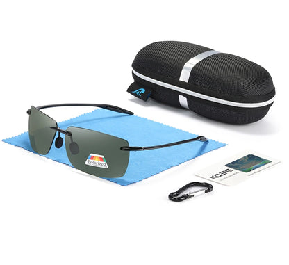 Sonnenbrille Sport TR90 leicht Laufen Fahren Karabiner-Etui Herren