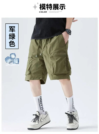 Herren-Laufshorts mit Handytasche und Reißverschlusstasche – ideal für Marathon und Sport.