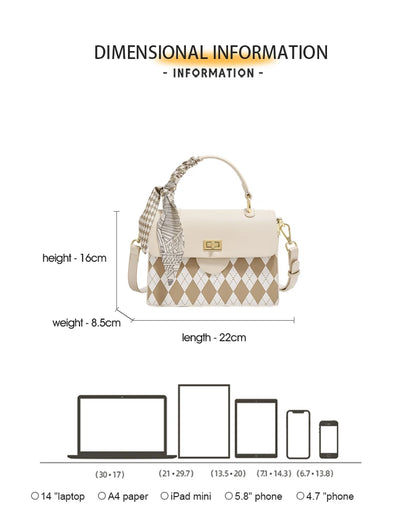 Damen-Beuteltasche Elegant aus PU mit Innenreißverschlussfach Geschenkidee Perfekt Als Geschenk für Mutter Und Ehefrau