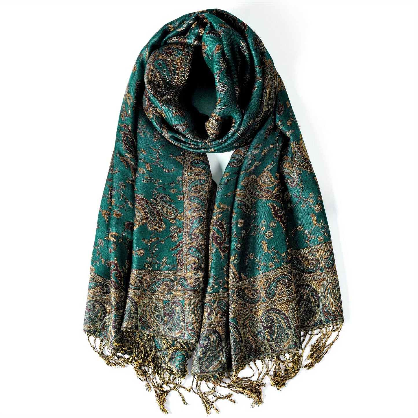 Damen Winterschal Kaschmir Pashmina Luxus Druck warm Stolen Foulard Baumwolle