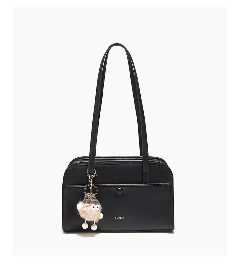 Damen Schultertasche aus PU-Leder mit Crossbody Großem Fassungsvermögen