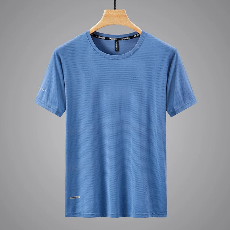 Schnelltrocknendes Sportshirt Herren Oversize Atmungsaktiv