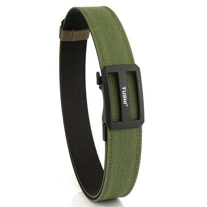 Herren-Taktischer Outdoor-Gürtel aus Nylon mit automatischer Metallschnalle und verstellbarer Länge