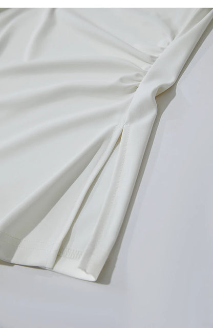 Damen T-Shirt im minimalistischen Stil mit klassischer Slim Fit Passform