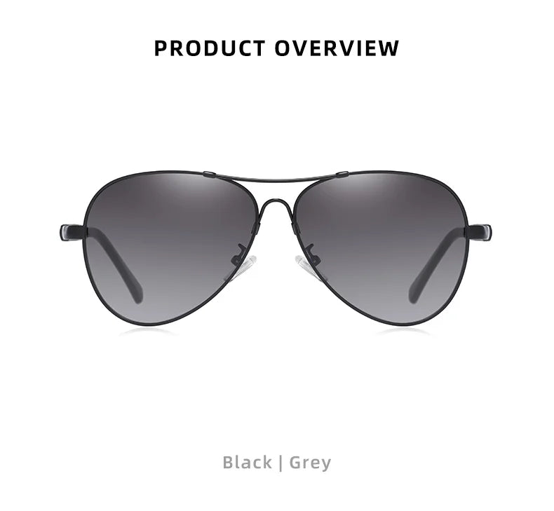 Sonnenbrille Pilot Memory-Rahmen Farbverlauf Spiegel polarisiert Unisex