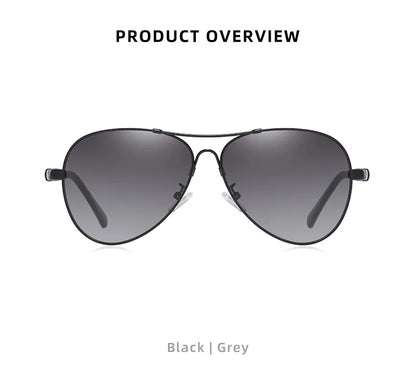 Sonnenbrille Pilot Memory-Rahmen Farbverlauf Spiegel polarisiert Unisex