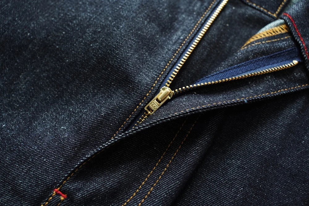 Herren Jeans aus Baumwolle-Ramie im Vintage-Stil mit lockerer Passform
