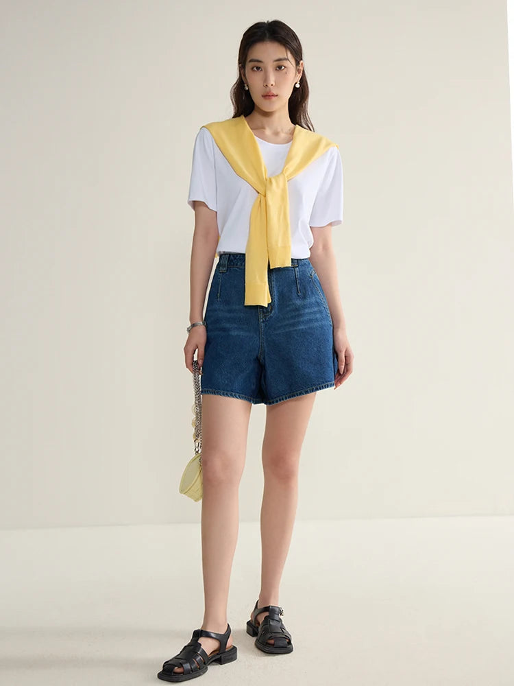 Lässiges Damen-T-Shirt in Übergröße mit Rundhalsausschnitt und kurzem Ärmel – bedrucktes, luftiges Design für den Sommer
