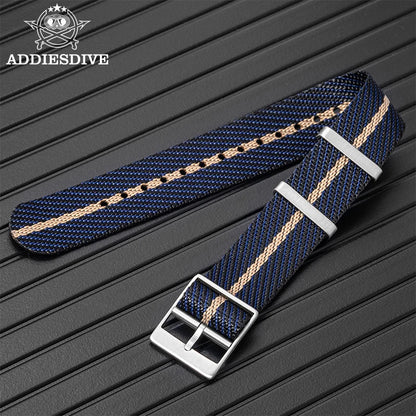 Uhrenarmband aus Nylon 20 mm – Universal-Ersatzband fuer Taucheruhren