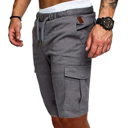 Lässige Herren-Shorts in Übergröße mit mehreren Taschen und lockerem Schnitt – ideal für die Arbeit