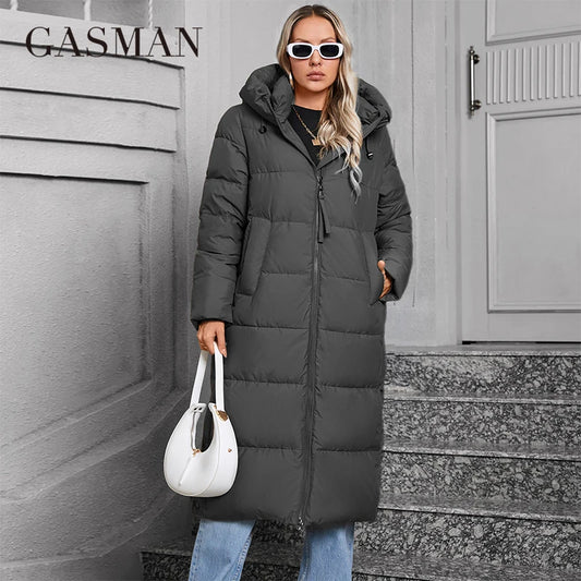 Kurze Damenjacke mit Kapuze und Reißverschluss – modischer, warmer Parka für den Frühling
