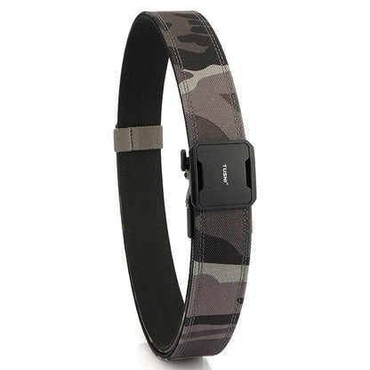 Herren-Taktischer Gürtel aus Nylon mit Automatischem Schnallenverschluss in Zwei Längen 110/120 cm