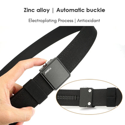 VATLY Hard EDC Tactical Gürtel Herren Nylon Rigid Automatik-Schnalle