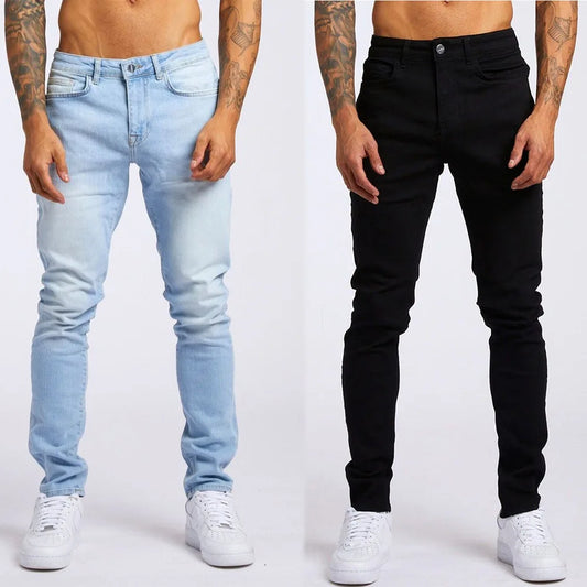 Elastische Herren-Freizeithose für Frühling und Sommer – Dünne, gerade geschnittene Hose für Jung und Alt
