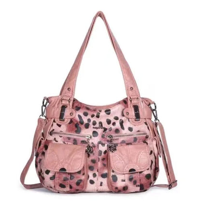 Damen-Handtasche Multifunktionale PU-Tasche Großes Fassungsvermögen Alltagsbegleiter