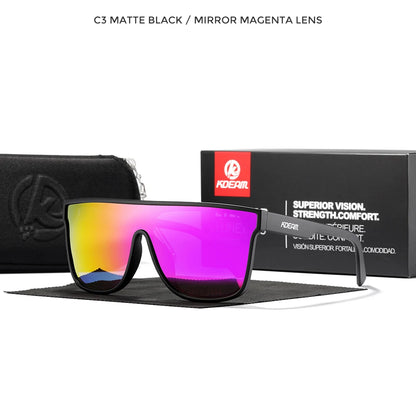 Sonnenbrille Einteiler polarisiert Sport Baseball Angeln Fahren Komplettzubehör