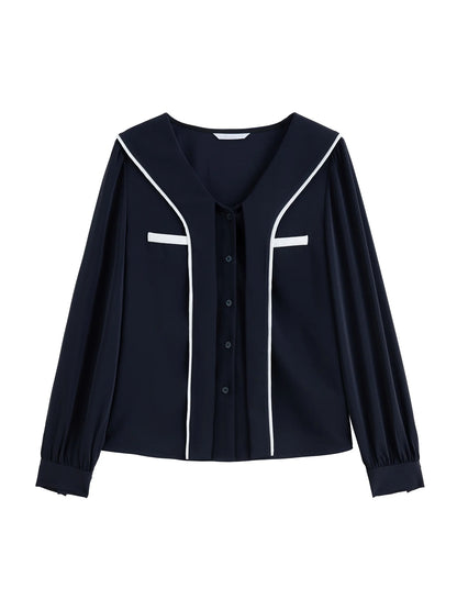 Romantisches Damen-Set im neuen chinesischen Stil: Cardigan-Weste und lockeres, vielseitiges Freizeithemd