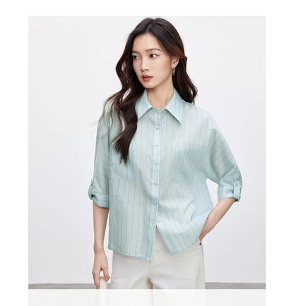 Langer Damen-Faltenrock in A-Linie mit Komfort und schlichtem Design – ideal für den Herbst