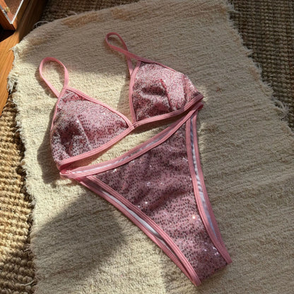 Sexy Push-Up-Bikini-Set für Damen – Brasilianischer Stil für Strand und Pool