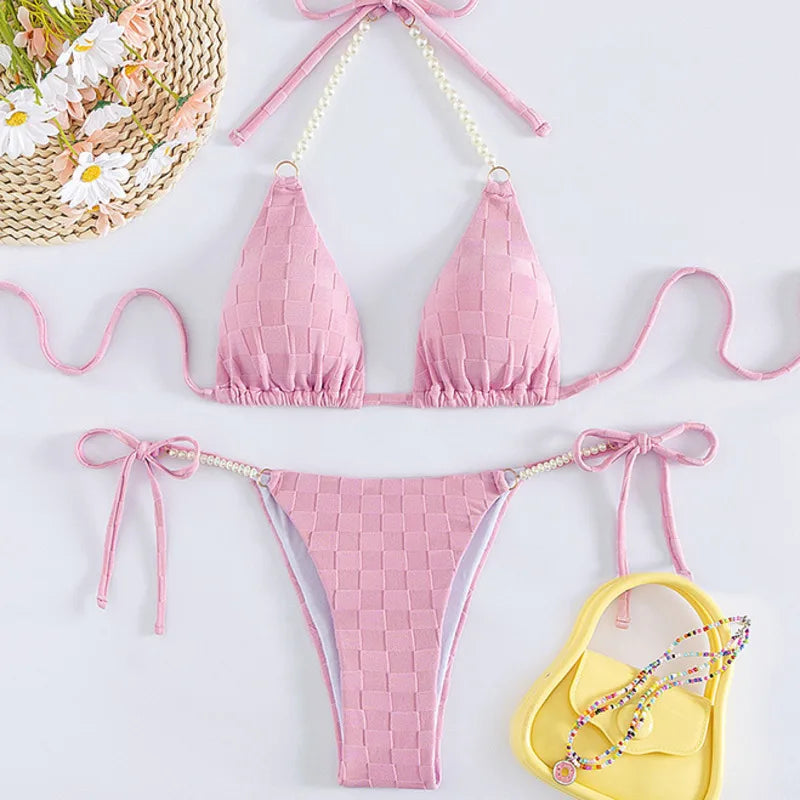 Sexy Bikini-Set für Damen mit Push-up-Effekt – Perfekt für Strand und Pool