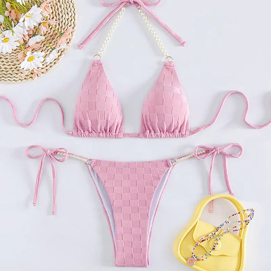 Sexy Bikini-Set für Damen mit Push-up-Effekt – Perfekt für Strand und Pool