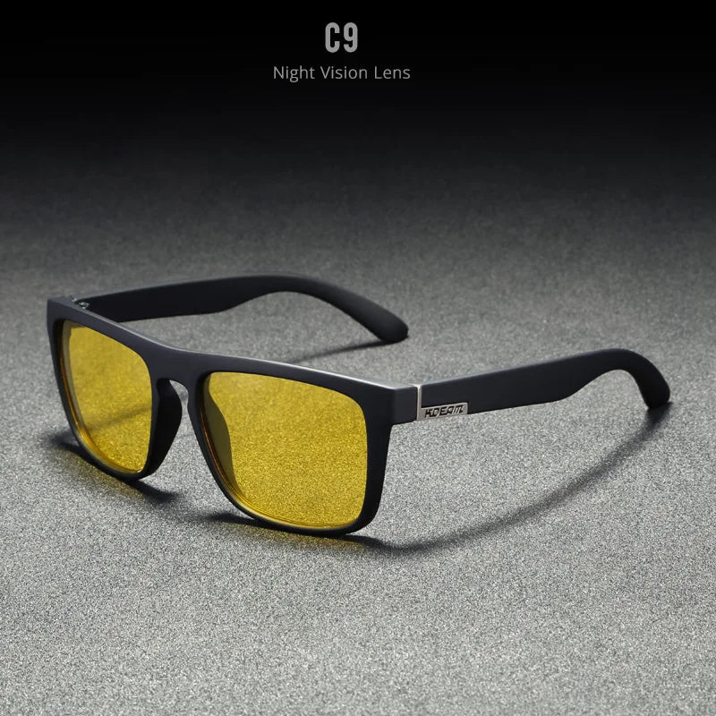 Sonnenbrille quadratisch polarisiert elastisch Spiegel 17 Farben Unisex