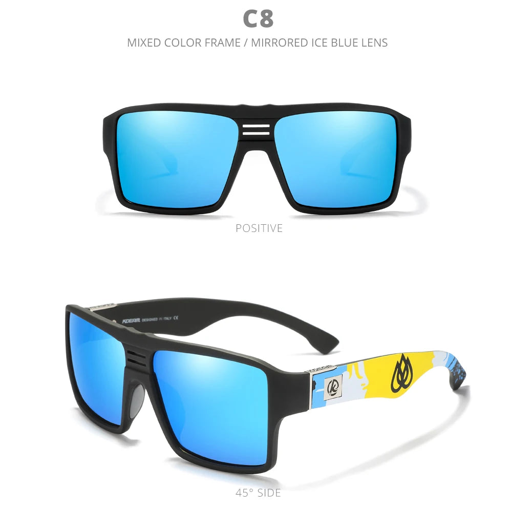 Sonnenbrille quadratisch polarisiert Keyhole-Brücke 6-Basis beschichtet Herren