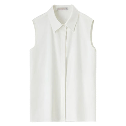 Hochwertige Satinbluse für Damen mit V-Ausschnitt und Prinzessärmeln – ideal fürs Büro.