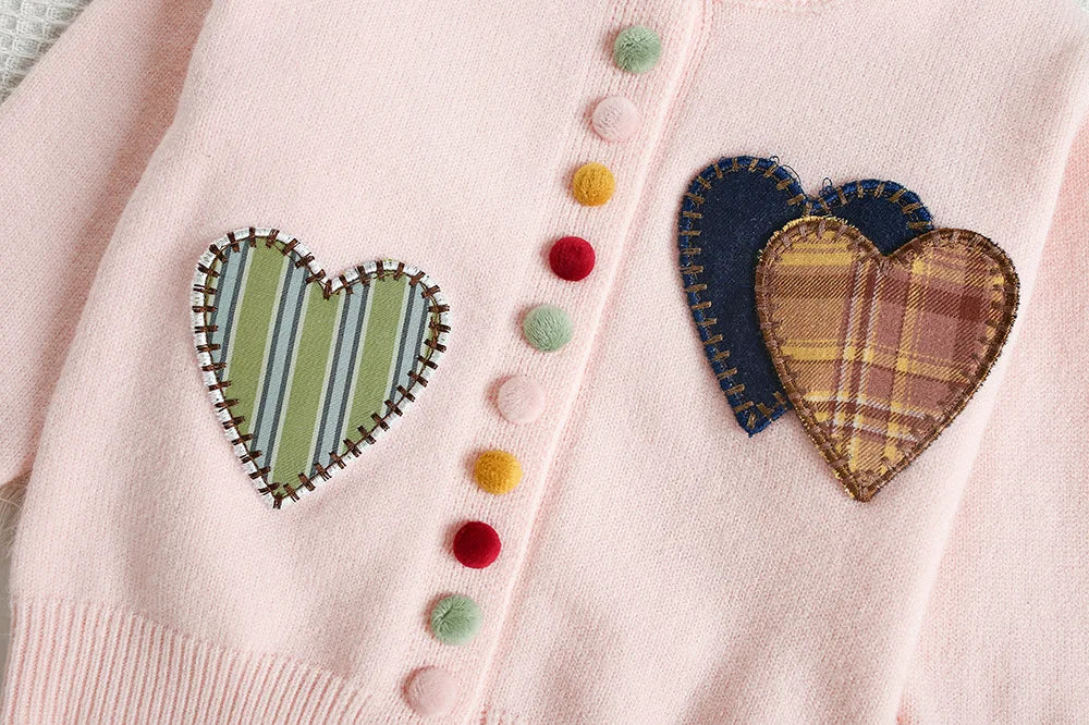 Mädchen Pullover Set mit Patchwork und Tutu Rock für Kinderoutfit 2PCS