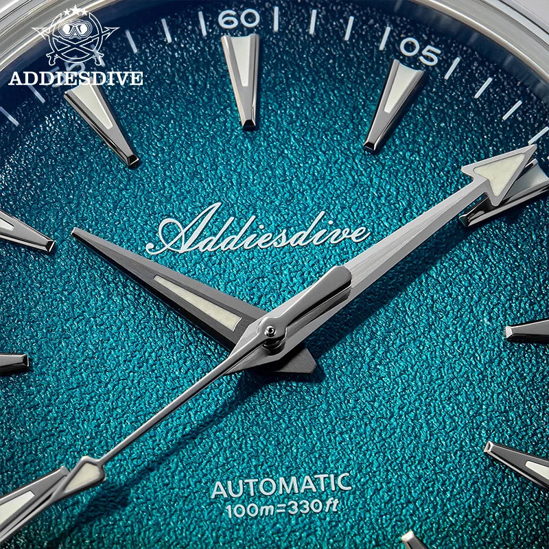 Herren-Automatikuhr mit Bubble-Glas und 8215-Automatikwerk