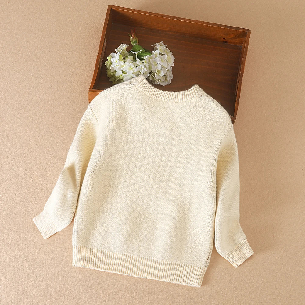 Baby Mädchen Pullover Herbst lange Ärmel Strickwaren Kinder Kürbis Kleidung Mädchen Halloween Outfit