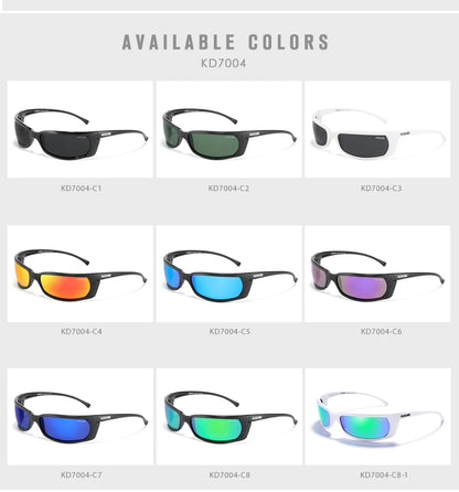 Sonnenbrille Sport UV400 polarisiert leicht Angeln Reißverschlussetui Unisex