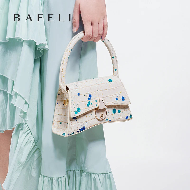 Elegante Damenhandtasche Aus Strukturiertem Leder Für Frauen