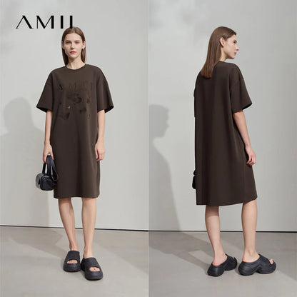 Elegantes Strickkleid Für Damen Mit Stretch Und Stickerei