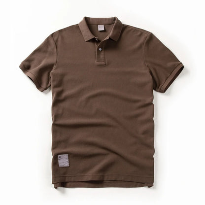 Polo-Shirt Neue Sommer Revers Elastizität T-shirt Einfarbig Mode Kurzarm Business Casual Männer Kleidung M-3XL BP13200