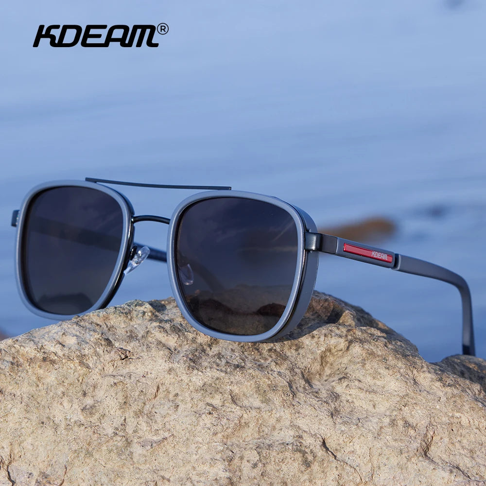 Sonnenbrille Vollrand TR90 polarisiert Angeln Fahren Herren
