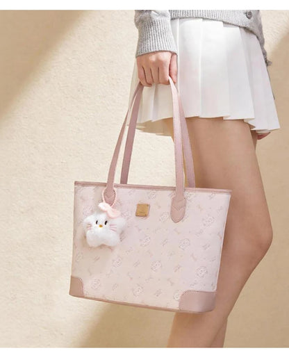 Damen Schultertasche Aus PVC-Leder Mit Großer Kapazität Im Alltag