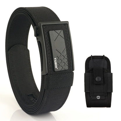 VATLY Multifunktions Tactical Gürtel Herren Nylon Rigid Automatik-Schnalle