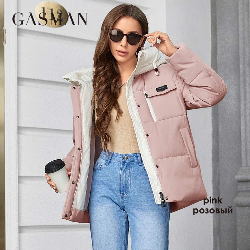 Langer Damen-Trenchcoat für den Frühling – modische, lässige Parka-Jacke in großen Größen für Damen