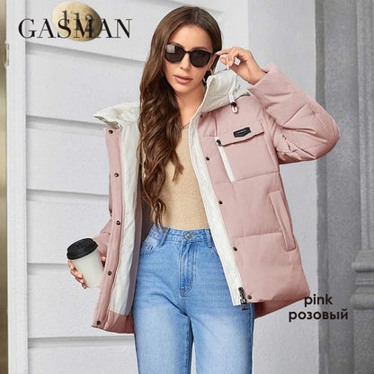 Langer Damen-Trenchcoat für den Frühling – modische, lässige Parka-Jacke in großen Größen für Damen