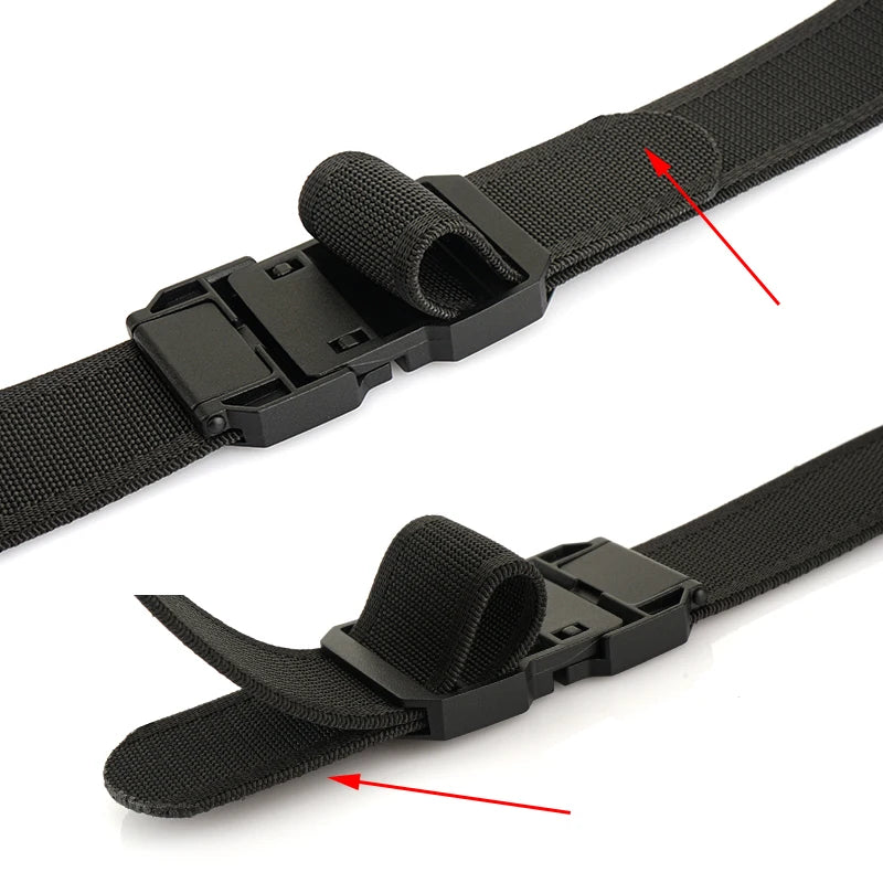 Herren-Gürtel 34mm Breite Mit Magnetverschluss Aus Nylon Für Alltag Und Freizeit Robust