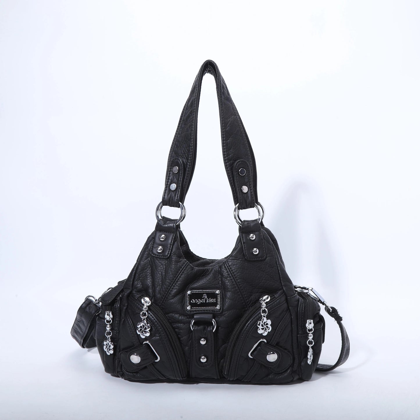 Damen-Handtasche Rosa Mit Reißverschluss Und Mehrfach-Innentaschen Für Alltag Und Freizeit