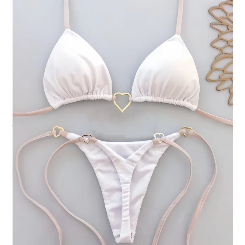 Sexy Push-Up-Bikini-Set für Damen mit brasilianischem Schnitt – ideal für Strand und Pool