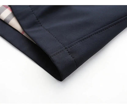Langer Trenchcoat für Herren – Leichtmantel für Frühling & Herbst