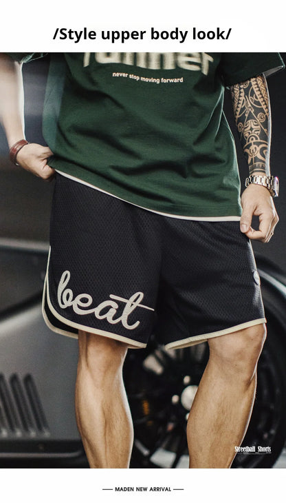 Herren Shorts aus atmungsaktivem Mesh mit elastischer Taille für den Sommer