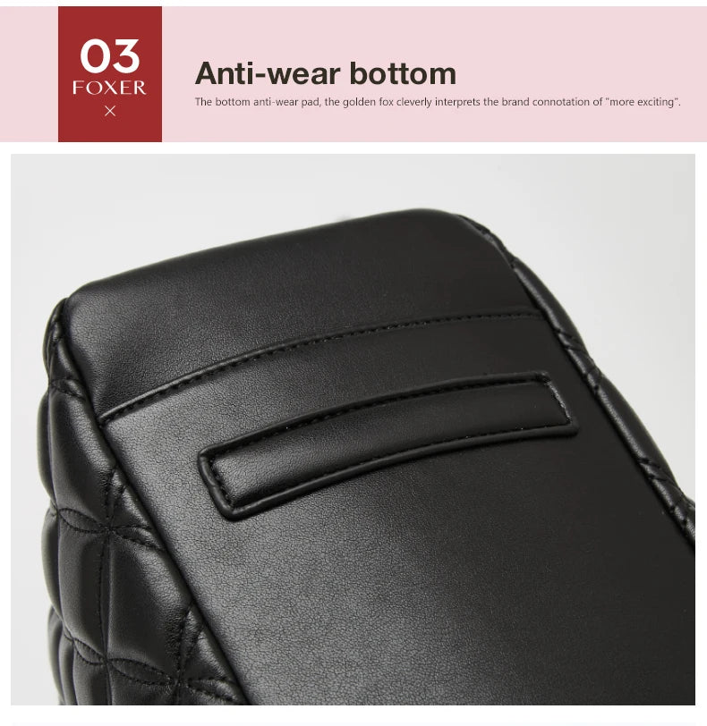 Damen Schultertasche aus PU-Leder Großes Fassungsvermögen Luxus Design