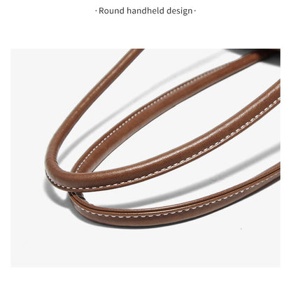 Damen Handtasche Aus PU Leather Simple Retro Stil Für Casual Commuting